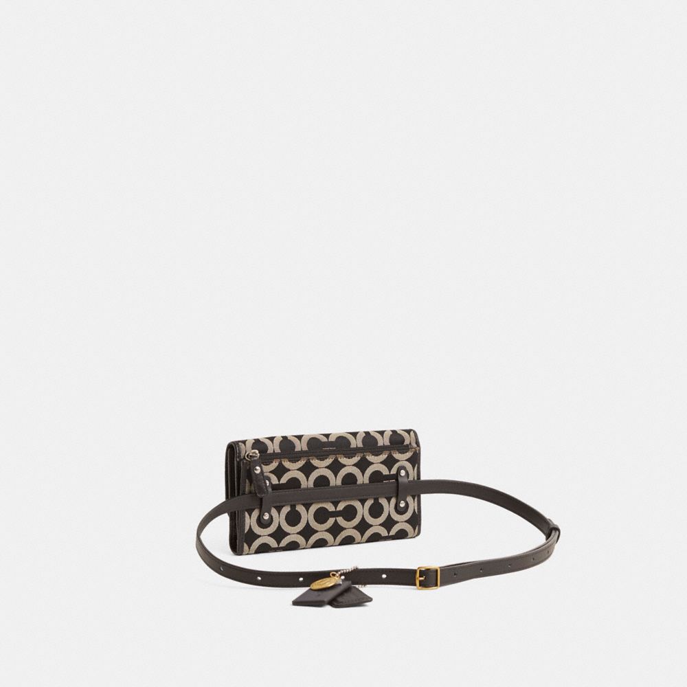 Coach Custom Belt Bag Creation Silver/Black White/Black