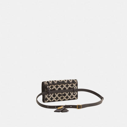 Coach Custom Belt Bag Creation Silver/Black White/Black