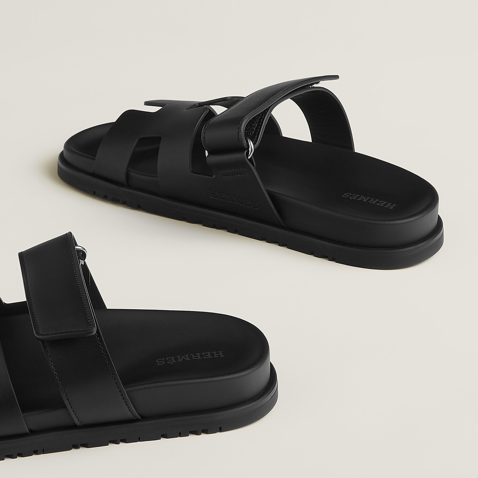  Hermes Chypre Sandal Noir