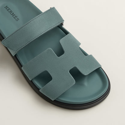  Hermes Chypre Sandal Bleu Tonnerre