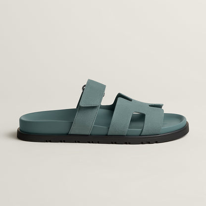  Hermes Chypre Sandal Bleu Tonnerre