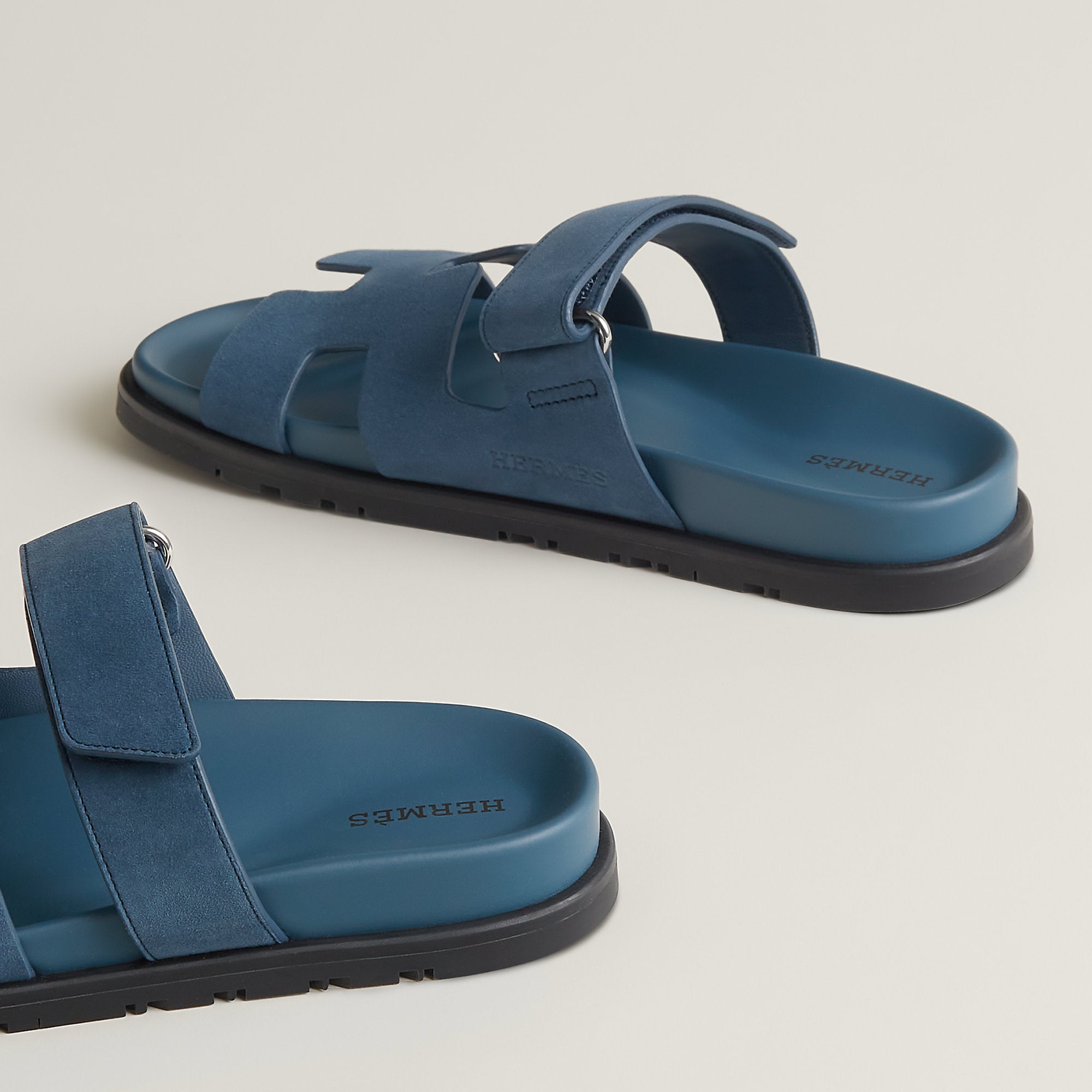  Hermes Chypre Sandal Bleu Turquin