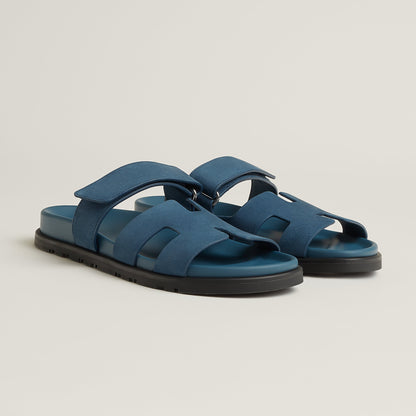  Hermes Chypre Sandal Bleu Turquin