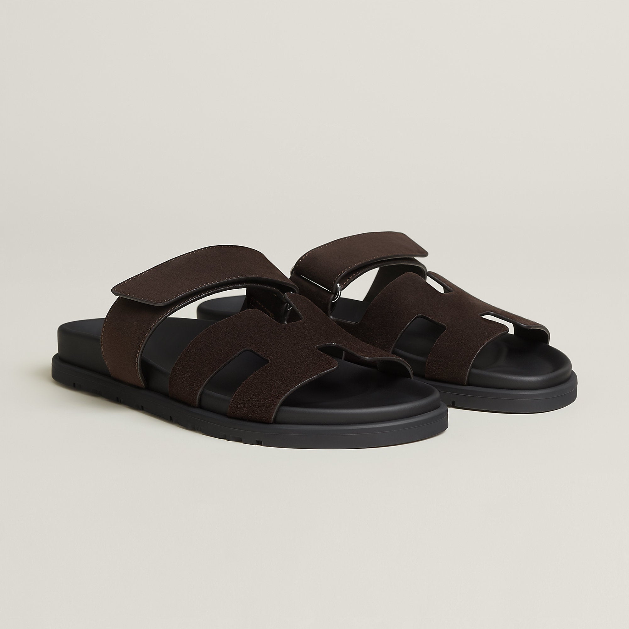  Hermes Chypre Sandal Marron Bne