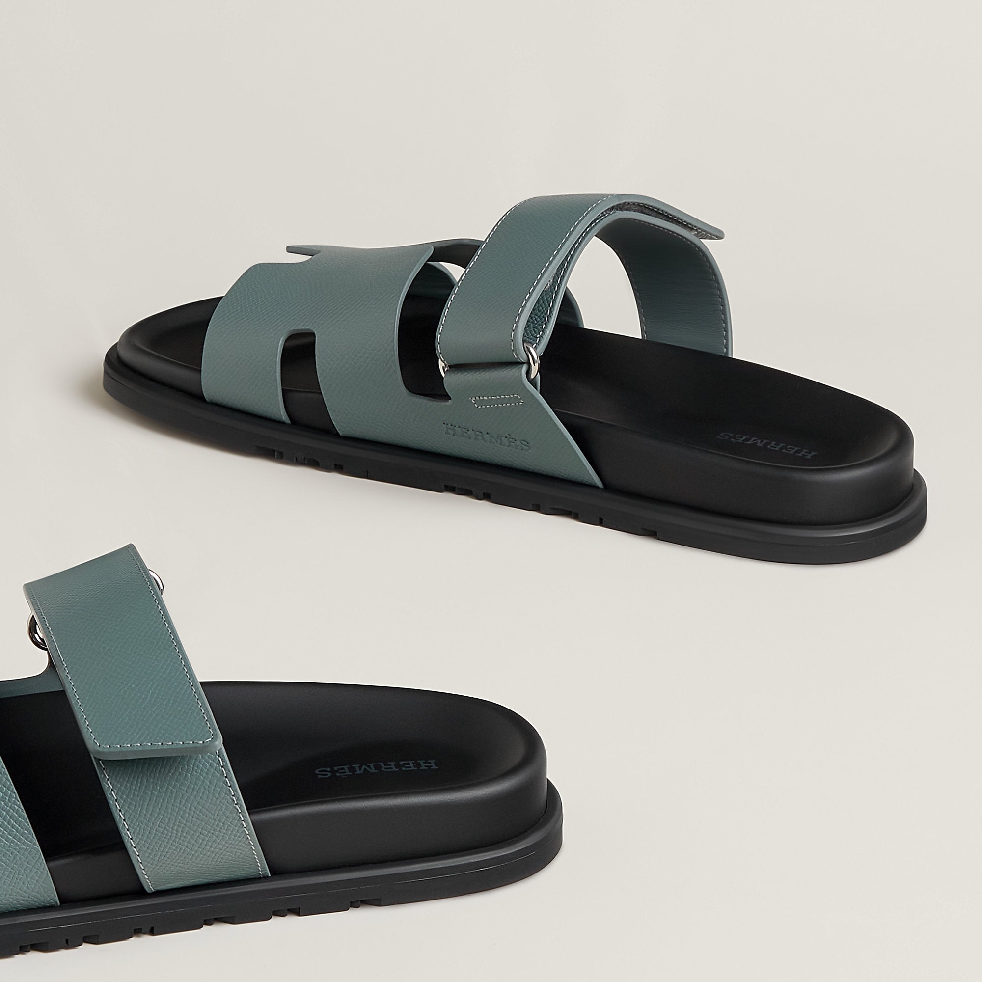  Hermes Chypre Sandal Bleu Tonnerre
