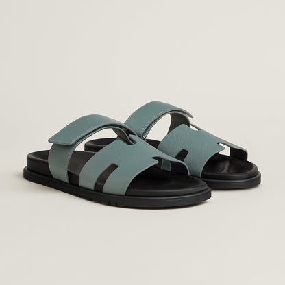  Hermes Chypre Sandal Bleu Tonnerre