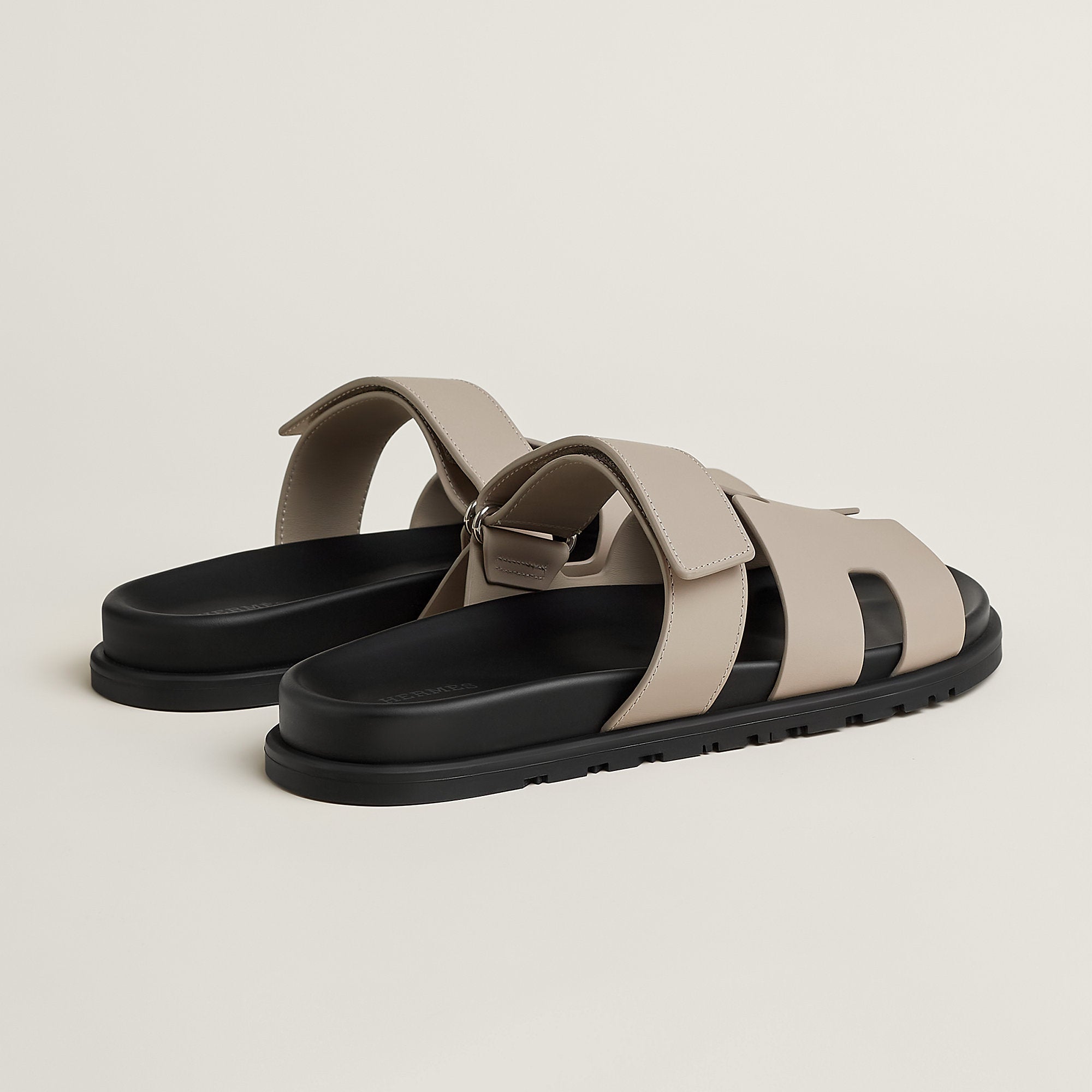  Hermes Chypre Sandal Beige Galet