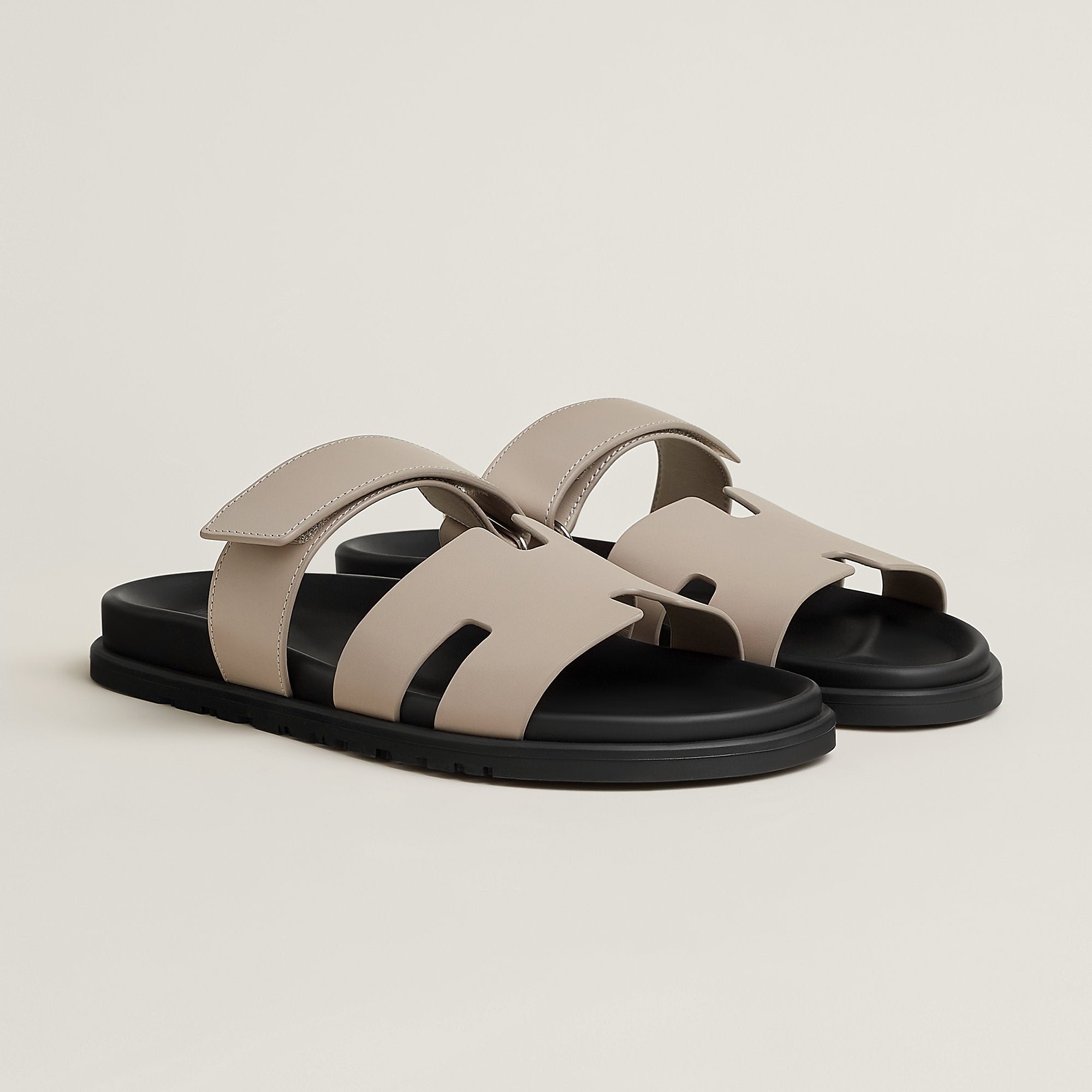  Hermes Chypre Sandal Beige Galet