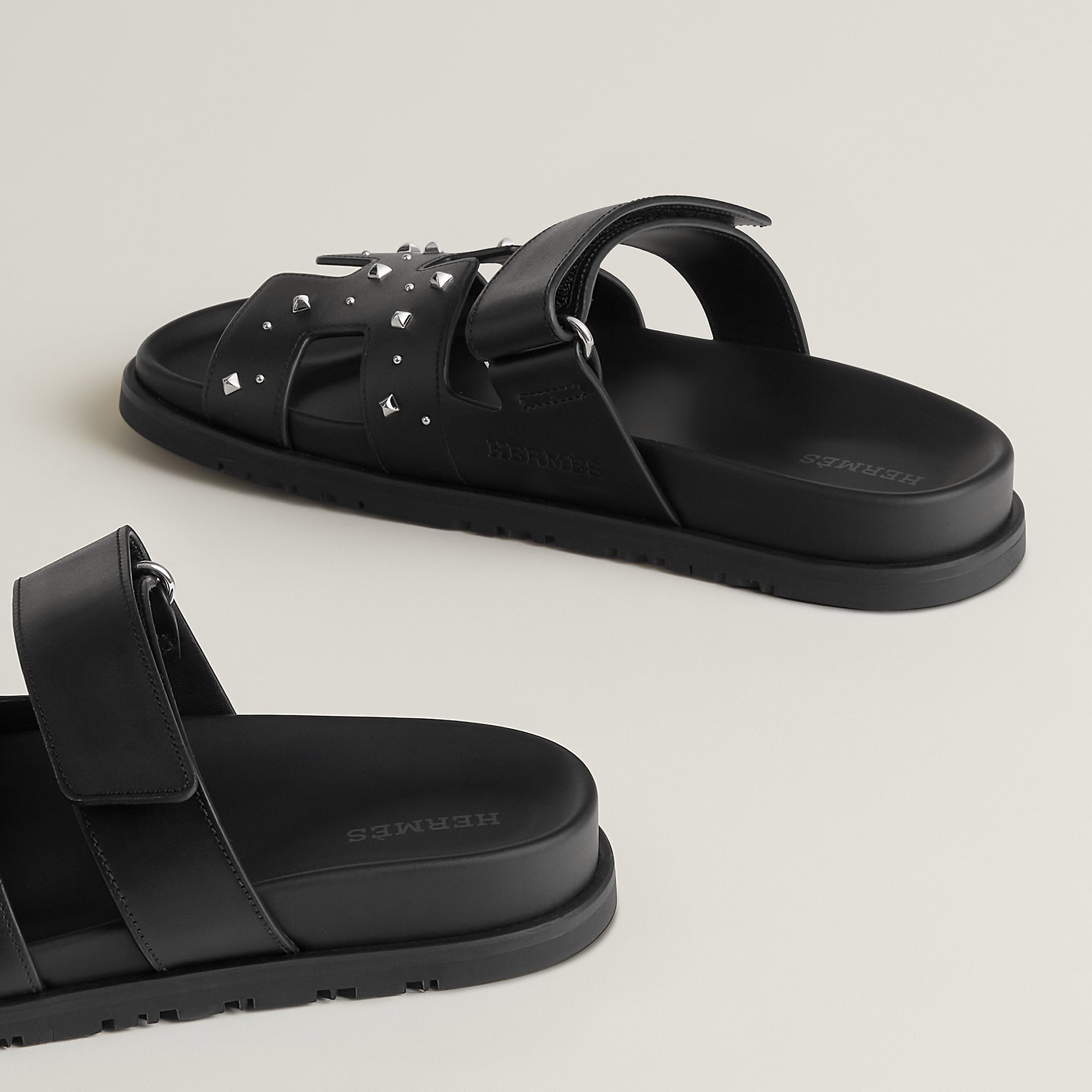  Hermes Chypre Sandal Noir
