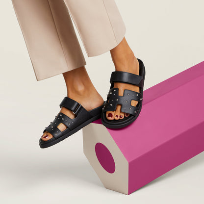  Hermes Chypre Sandal Noir