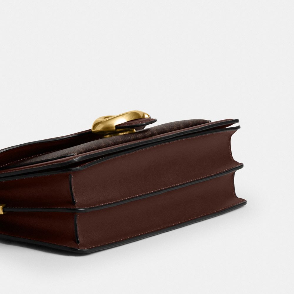 Tabby Shoulder Bag 26 In Signature Canvas Signature Canvas-Brass-Maple Signature Canvas-Brass-Maple