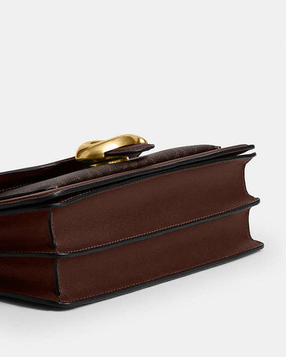 Tabby Shoulder Bag 26 In Signature Canvas Signature Canvas-Brass-Maple Signature Canvas-Brass-Maple