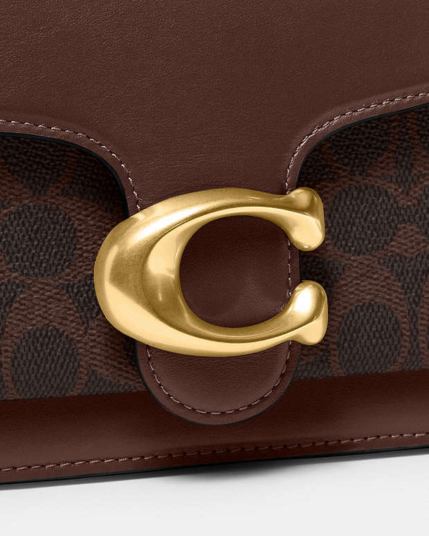 Tabby Shoulder Bag 26 In Signature Canvas Signature Canvas-Brass-Maple Signature Canvas-Brass-Maple