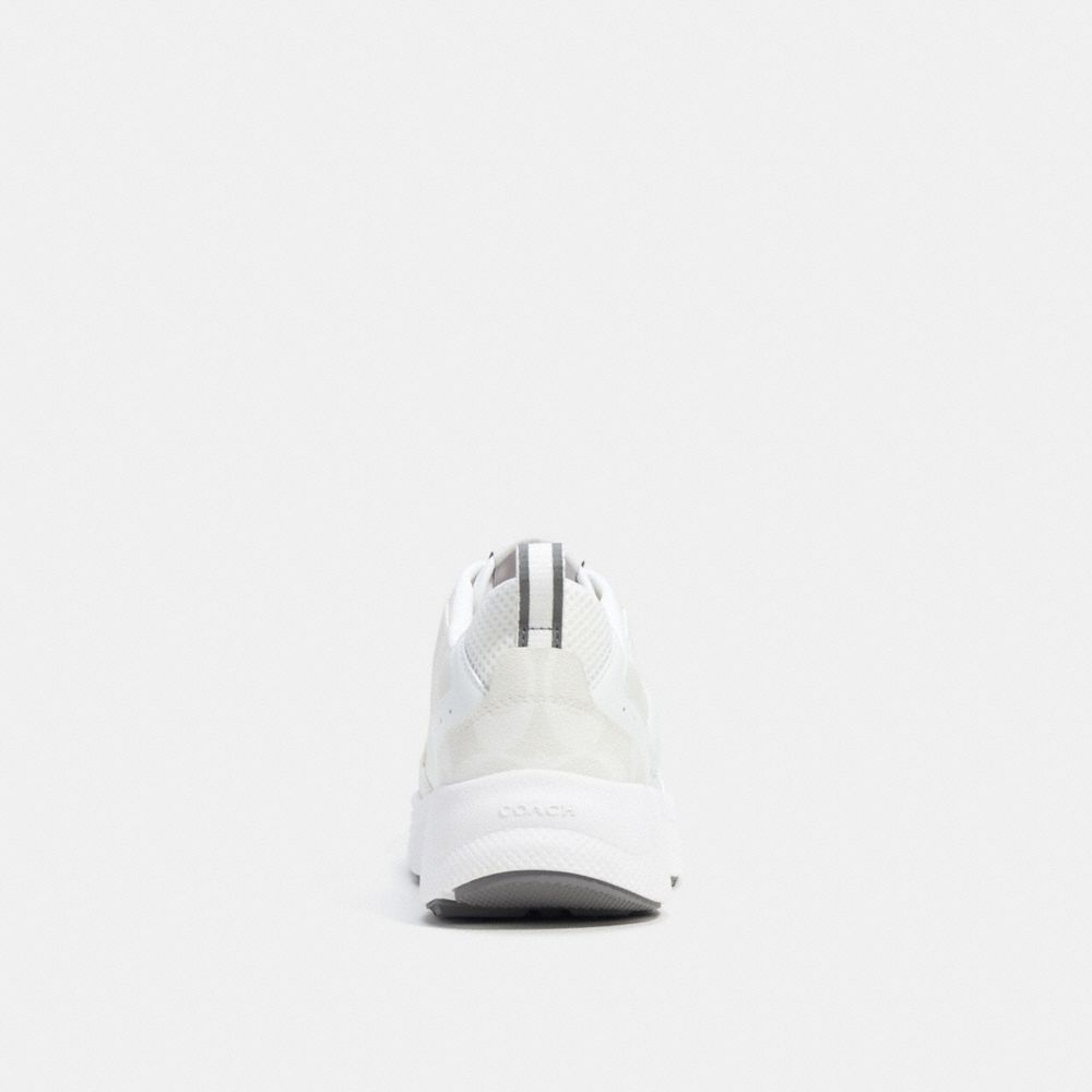 Coach C275 Tech Runner In Signature Canvas Glacier White