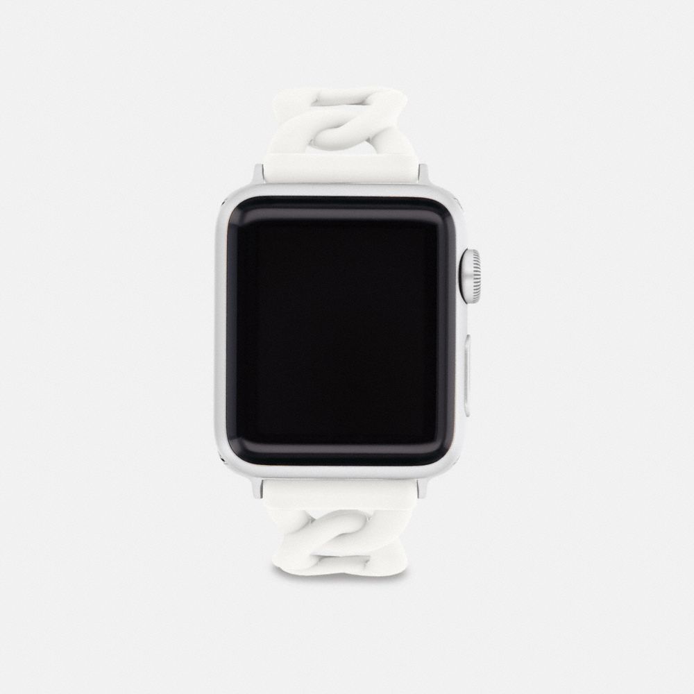 Coach Apple Watch® Strap, 38 Mm And 41 Mm White