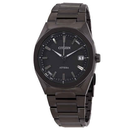 Citizen Attesa Eco-Drive Black Dial Mens Watch