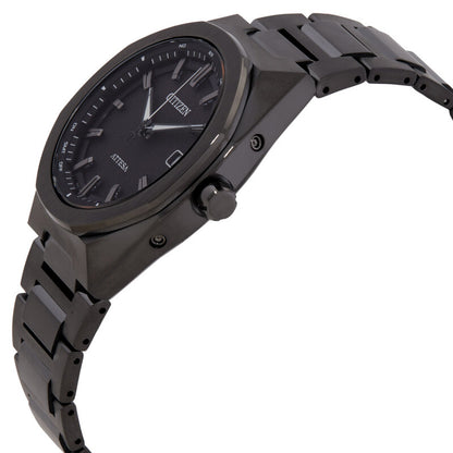 Citizen Attesa Eco-Drive Black Dial Mens Watch