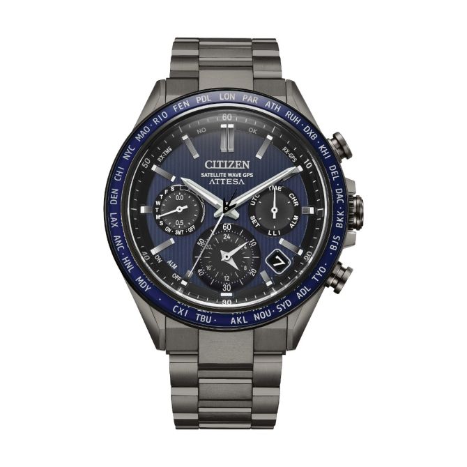 Citizen Attesa Perpetual Blue Dial Mens Watch