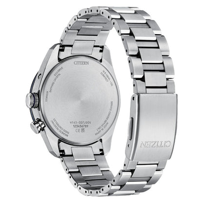 Citizen Attesa Perpetual World Time Blue Dial Mens Watch