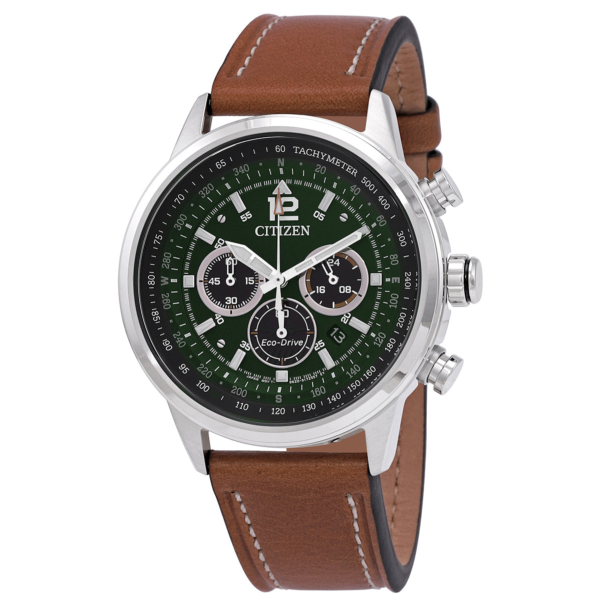Citizen Avion Chronograph Green Dial Mens Watch