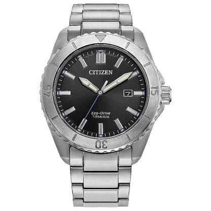 Citizen Brycen Super Titanium Black Dial Mens Watch