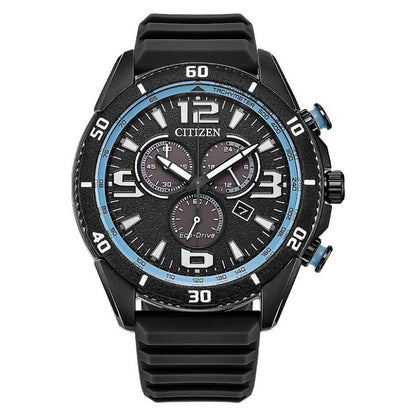 Citizen Brycen Chronograph Black Dial Mens Watch
