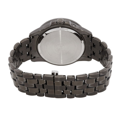 Citizen Calendrier Multifunction Black Dial Black-Plated Mens Watch