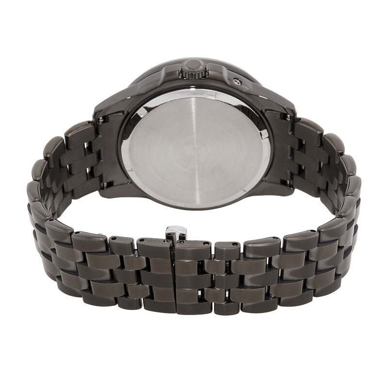 Citizen Calendrier Multifunction Black Dial Black-Plated Mens Watch