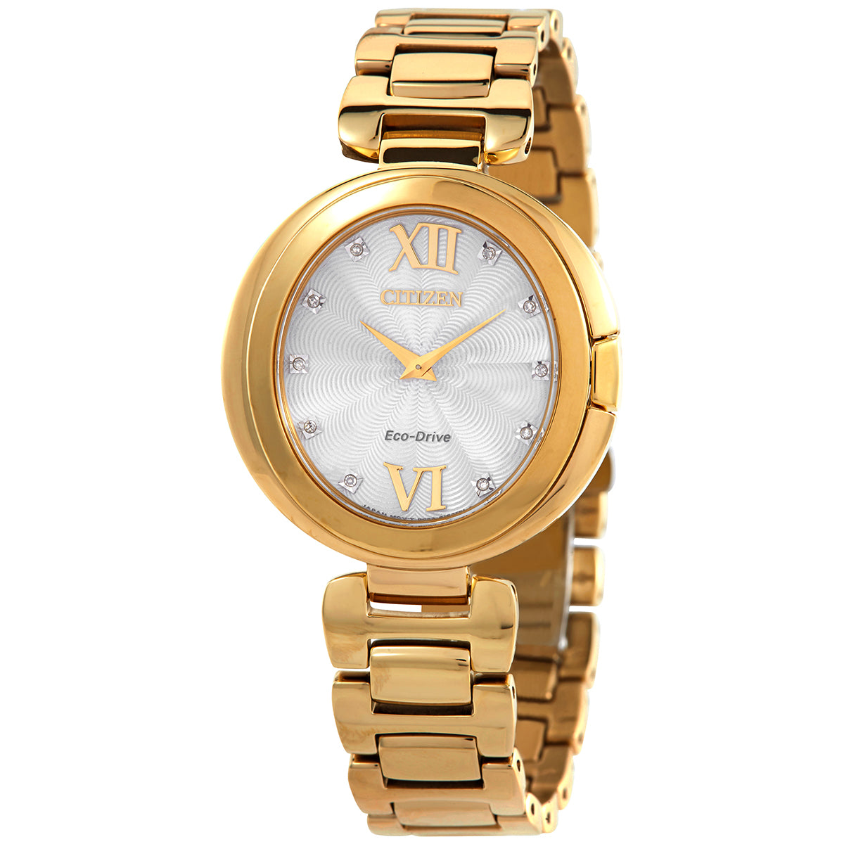 Citizen Capella Diamond Silver Dial Women's Watch