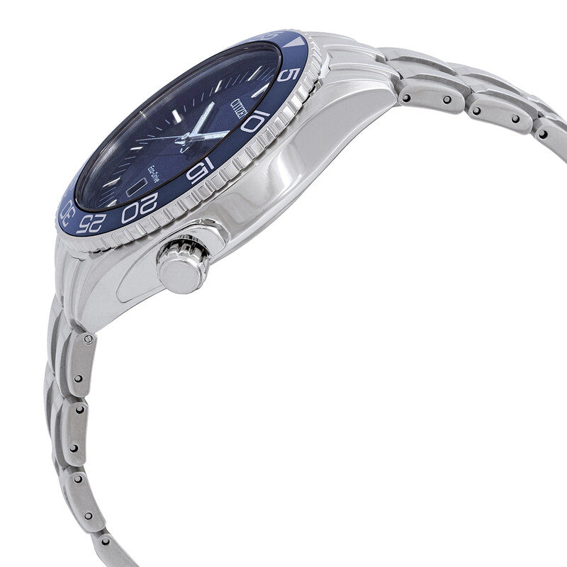 Citizen Carson Eco-Drive Blue Dial Mens Watch