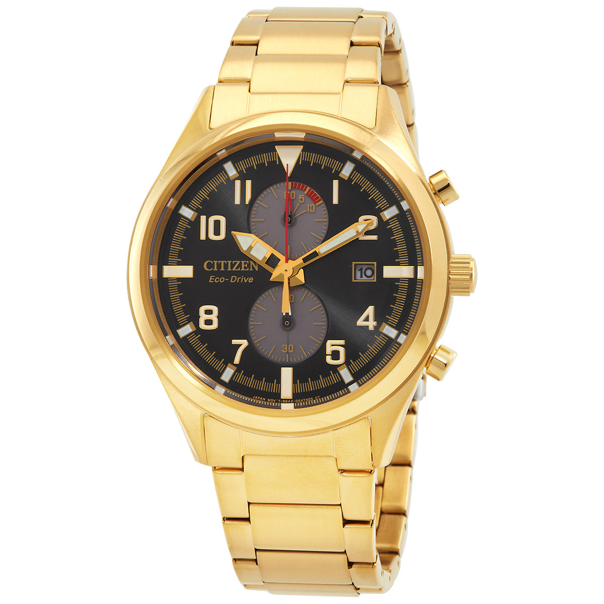 Citizen Chronograph Eco-Drive Anthracite Dial Mens Watch
