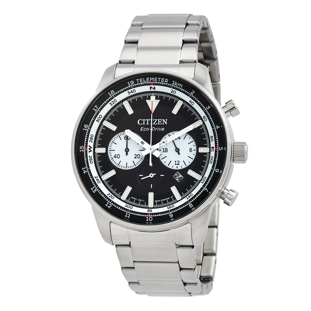Citizen Chronograph Eco-Drive Black Dial Mens Watch