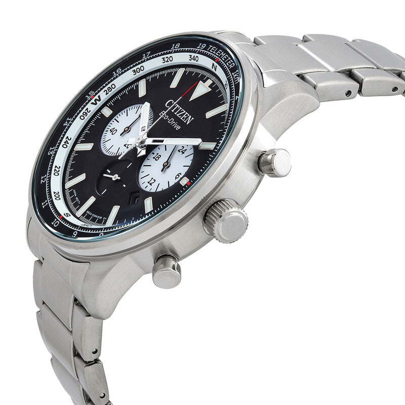 Citizen Chronograph Eco-Drive Black Dial Mens Watch