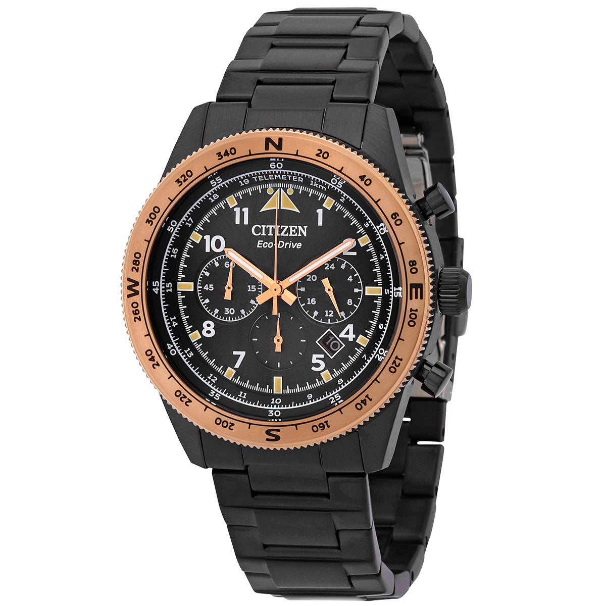 Citizen Chronograph Eco-Drive Black Dial Mens Watch