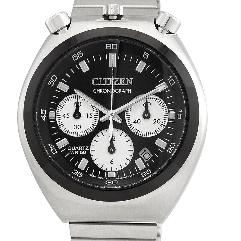 Citizen Chronograph Quartz Black Dial Mens Watch
