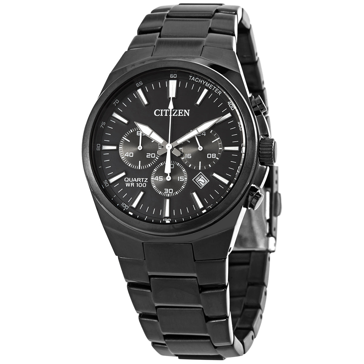 Citizen Chronograph Quartz Black Dial Mens Watch