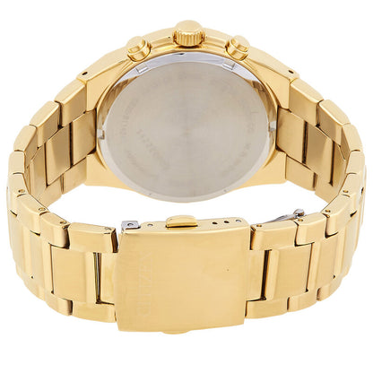Citizen Chronograph Quartz Gold Dial Mens Watch