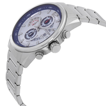 Citizen Chronograph Quartz Silver Dial Mens Watch