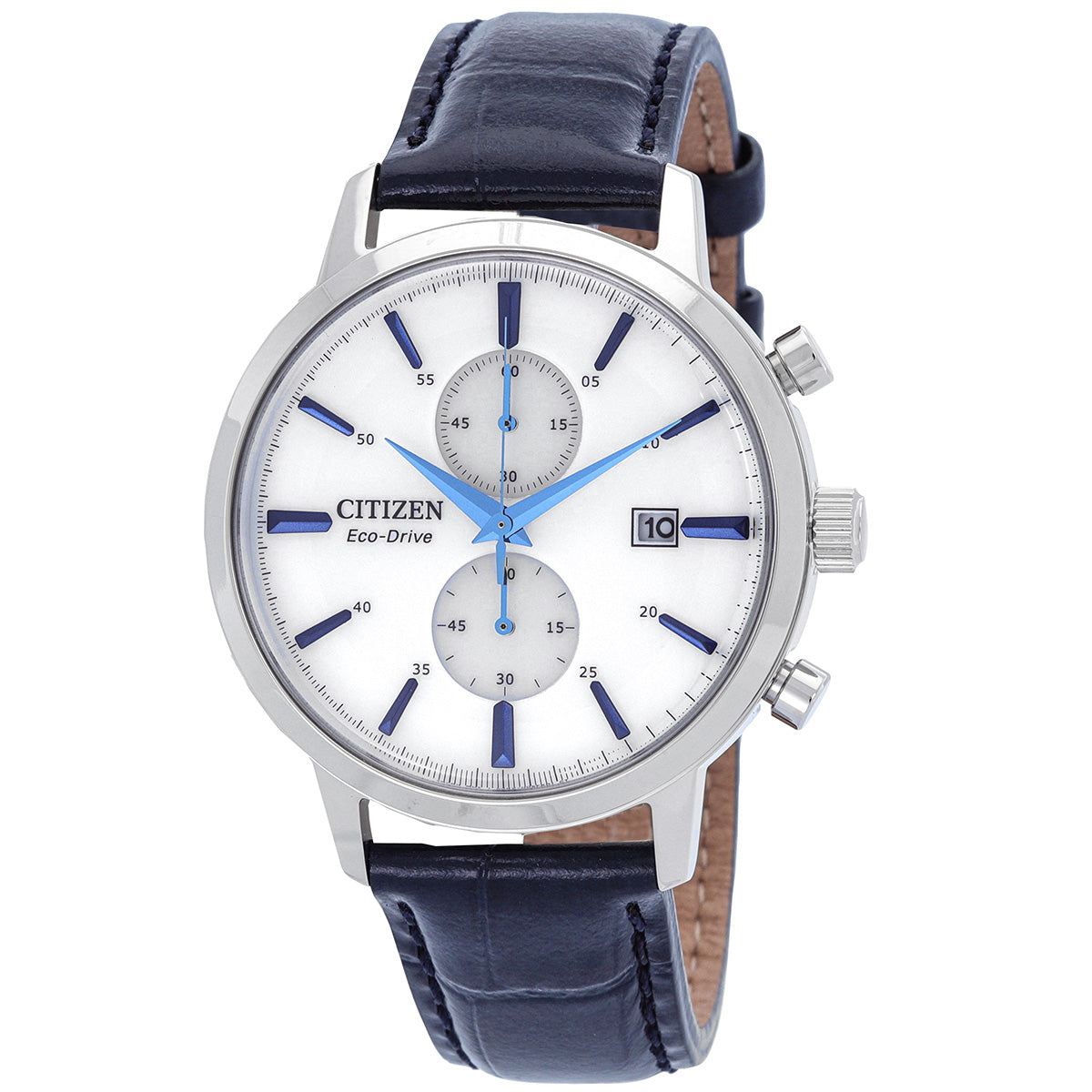 Citizen Core Collection Chronograph Quartz White Dial Mens Watch