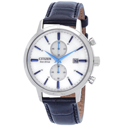 Citizen Core Collection Chronograph Quartz White Dial Mens Watch