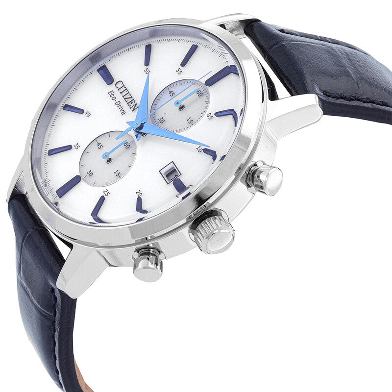 Citizen Core Collection Chronograph Quartz White Dial Mens Watch