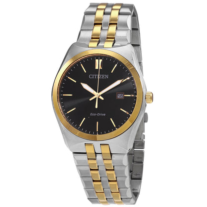 Citizen Corso Black Dial Two-Tone Mens Watch