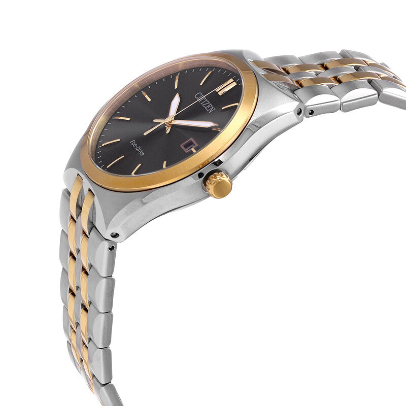 Citizen Corso Black Dial Two-Tone Mens Watch