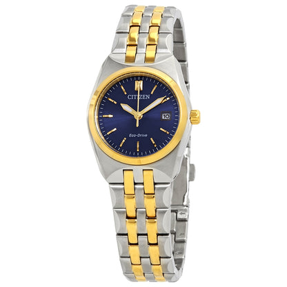 Citizen Corso Eco-Drive Blue Dial Two-Tone Women's Watch