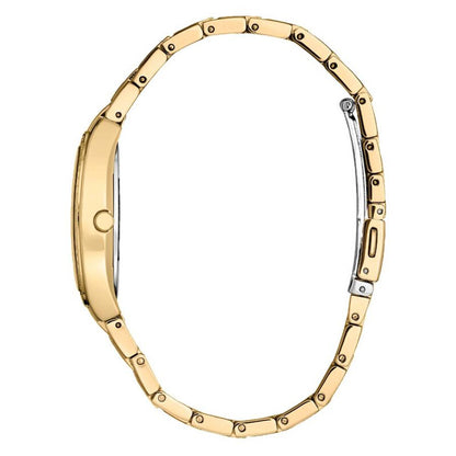 Citizen Crystal Eco-Drive Silver Dial Women's Watch