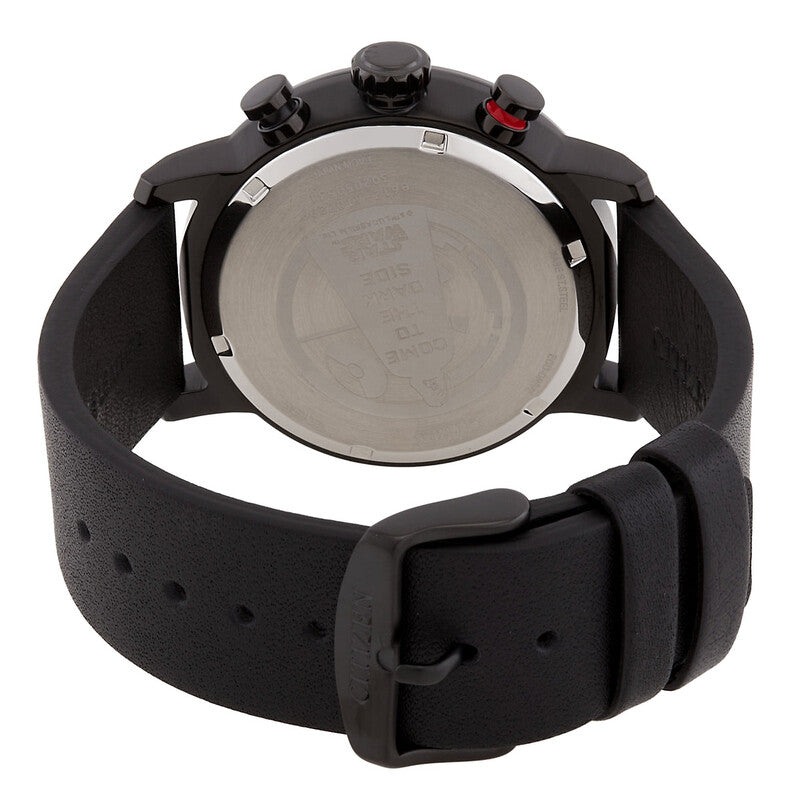 Citizen Darth Vader Chronograph Black Dial Mens Watch