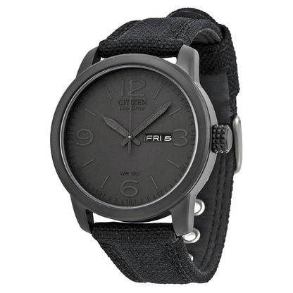 Citizen Eco-Drive Black Dial Mens Watch