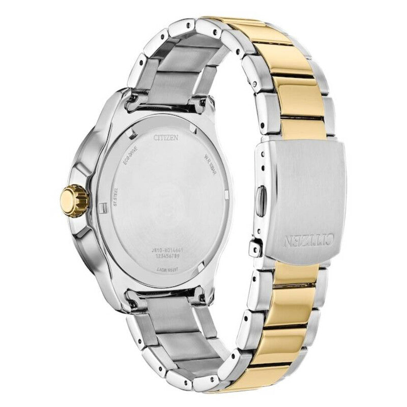 Citizen Eco-Drive Black Dial Mens Watch