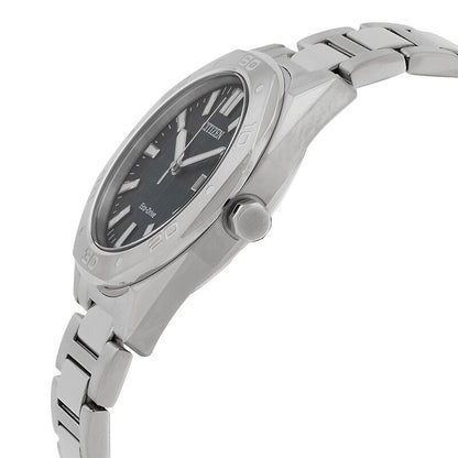 Citizen Eco-Drive Black Dial Mens Watch