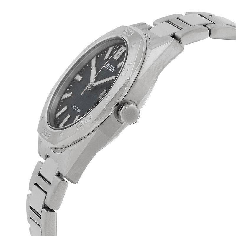 Citizen Eco-Drive Black Dial Mens Watch